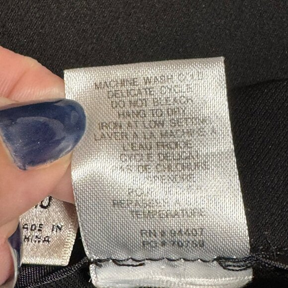 Travelsmith Womens Classic Black Pants Size 10 Polyester Spandex Blend - Picture 5 of 7